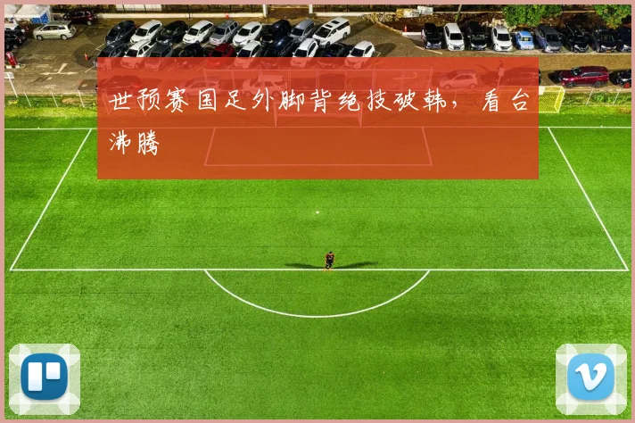 世预赛国足外脚背绝技破韩，看台沸腾